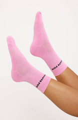 All For It Socks Pink/Black