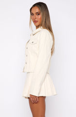 Ayla Denim Jacket Cream Wash