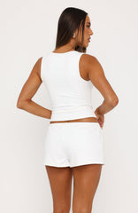 Always In Motion Relaxed Shorts White