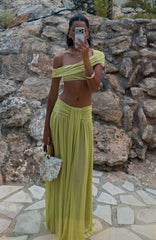 Amore Ease Maxi Skirt Pistachio Mist