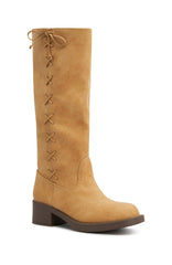 Booker Knee High Boot Sand PU