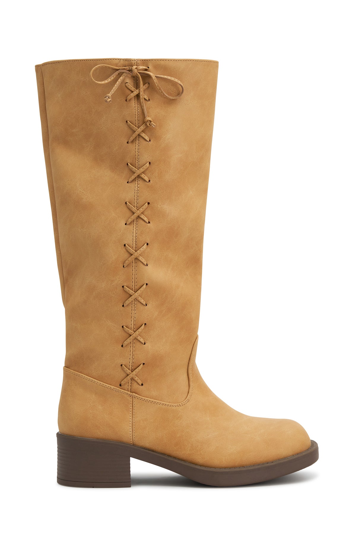 Booker Knee High Boot Sand PU